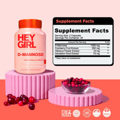 Women’s UTI relief supplement packaging