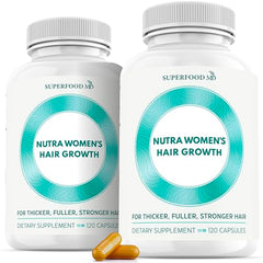 Nutra Women's Hair Growth Supplement bottle – 2 month supply