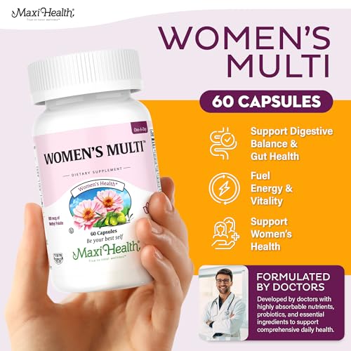Womens Multivitamin bottle with label