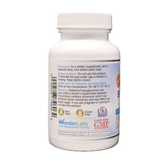 Close-up of berberine, cinnamon, chromium and Bioperine ingredients
