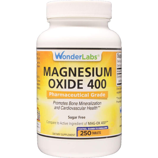 Wonder Labs Magnesium Oxide 400 hero image