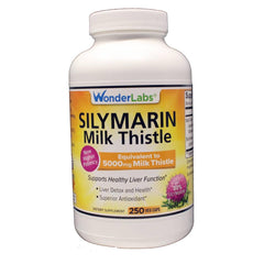 Wonder Labs Silymarin Milk Thistle bottle and label