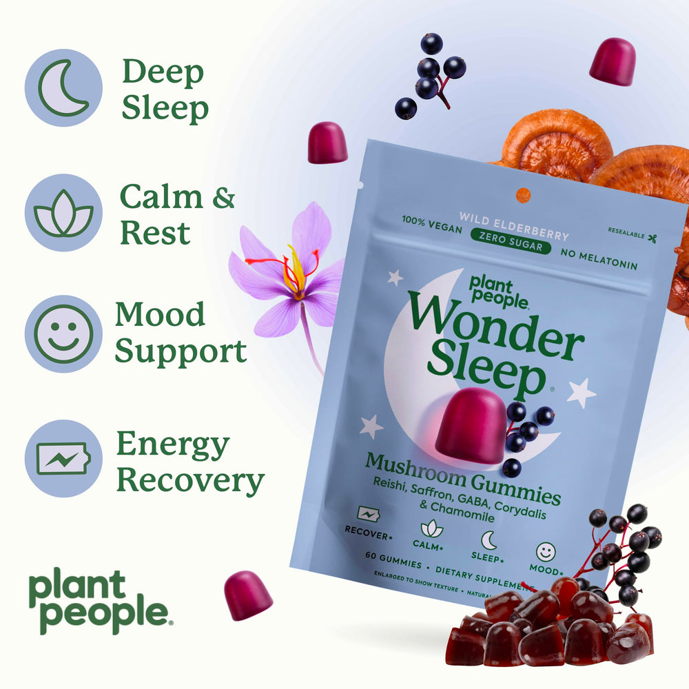 Close-up of Reishi mushroom ingredient in WonderSleep