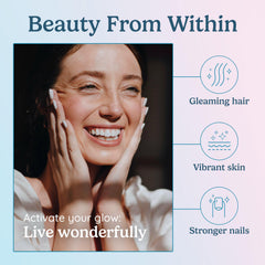 Biotin, zinc, and lactoferrin ingredients