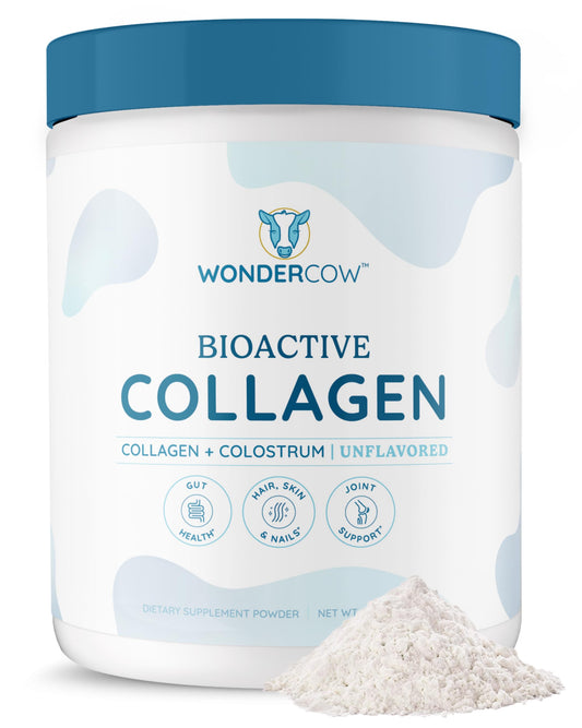 WonderCow Collagen Peptides Powder with Bovine Colostrum jar