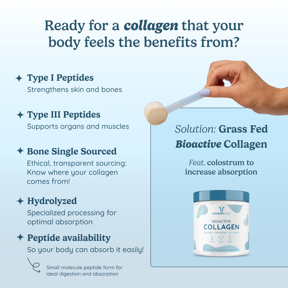 Joint support with collagen peptide supplement