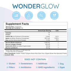 Close-up of WonderGlow capsules
