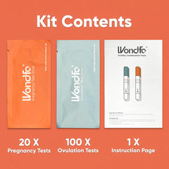 Individually sealed ovulation and pregnancy test strips