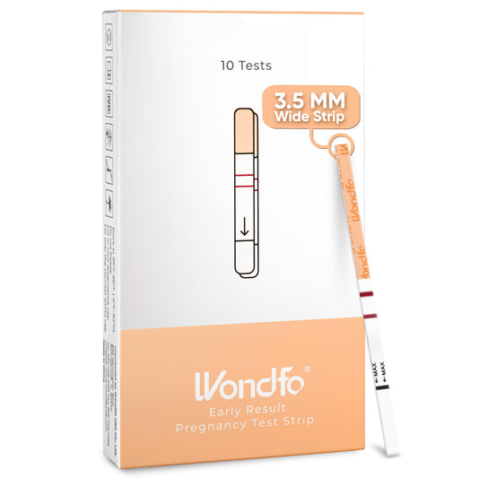 Wondfo 3.5mm early result pregnancy test strips packaging