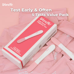 Wondfo pregnancy test 5-pack packaging