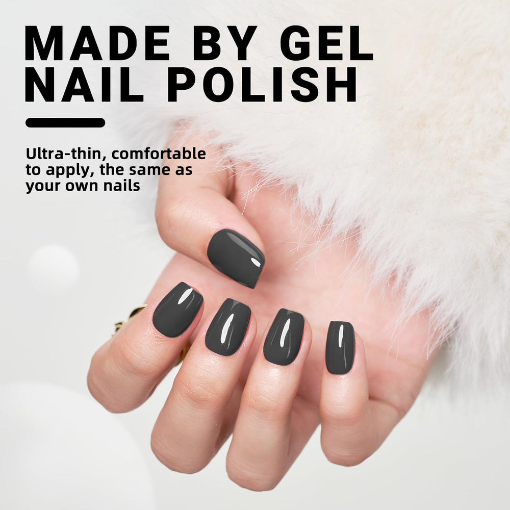Wooyas adhesive pads and glue simplify quick, secure nail application.