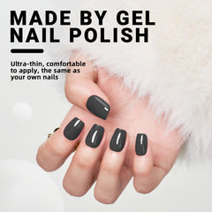 Wooyas adhesive pads and glue simplify quick, secure nail application.