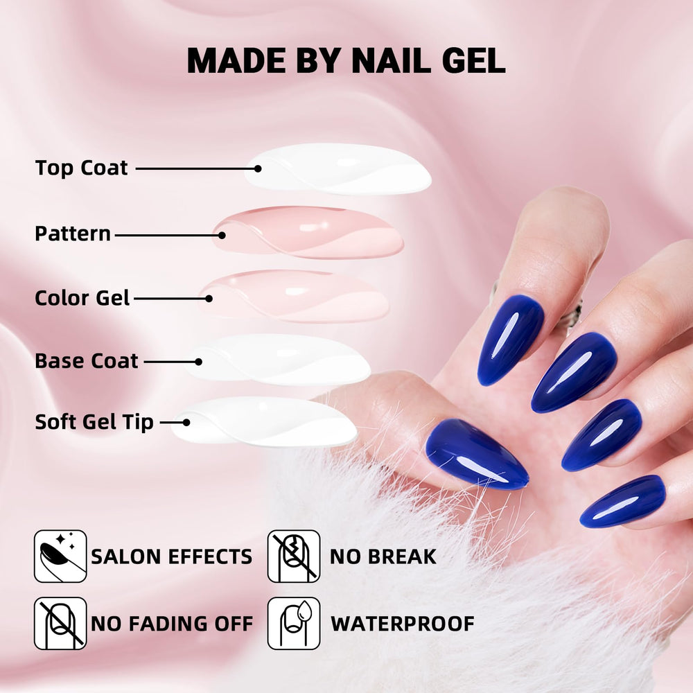 Wooyas reusable press-on nails offer multiple wears with quick setting.