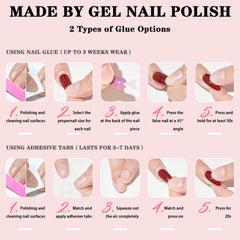 WOOYAS Reusable gel nails designed to last up to two weeks.