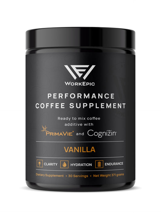 Hero image of WorkEpic Performance Coffee Supplement bottle