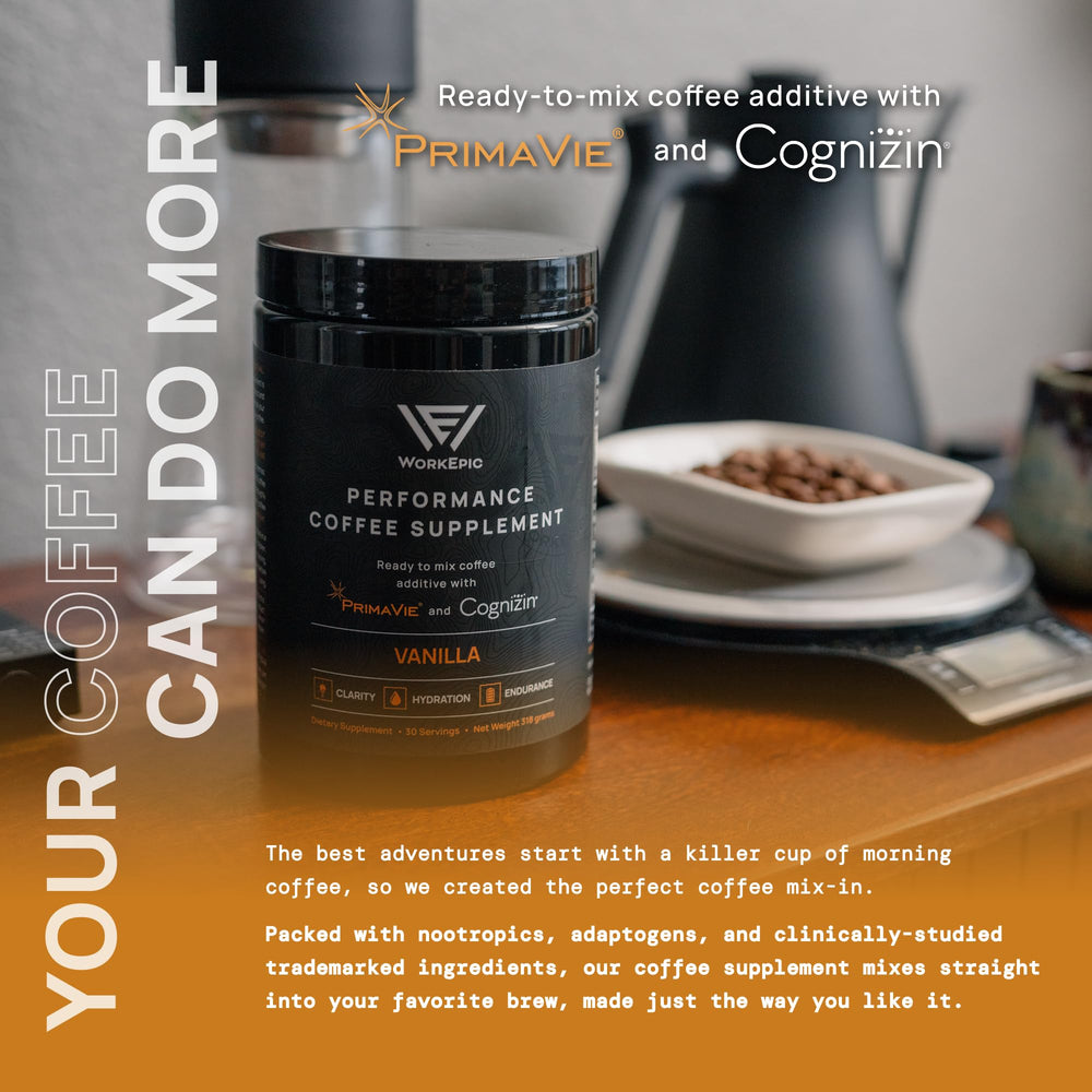 Ingredient highlights: PrimaVie Shilajit, Cognizin, Maca, Rhodiola, and more