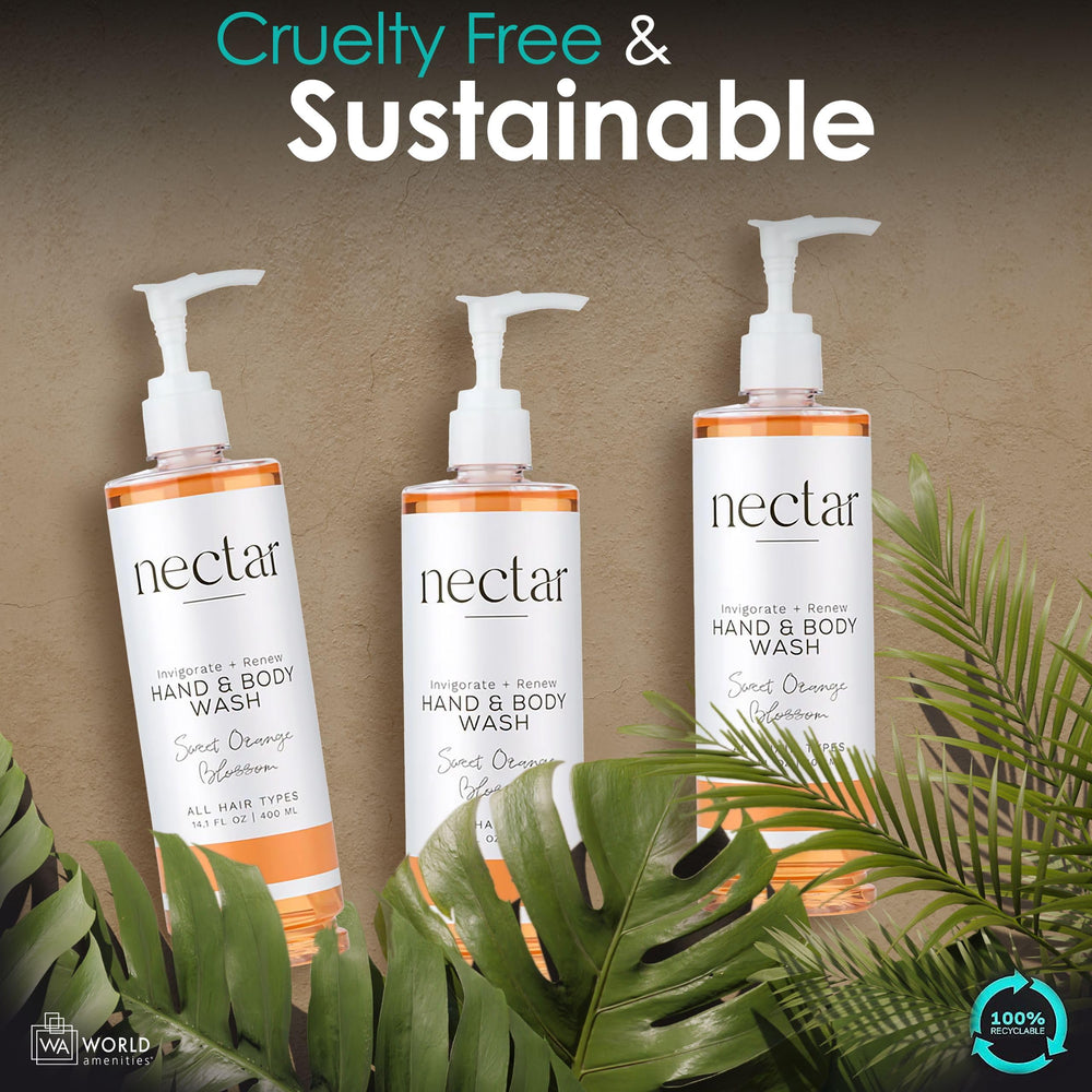 World Amenities Nectar Collection moisturizing-skin result and silky sheen after use.