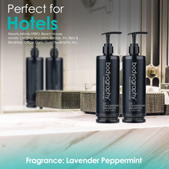 World Amenities vanilla extract adds warm scent and gentle conditioning.