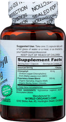 Chlorophyll nutritional information and ingredients