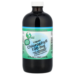 World Organics Liquid Chlorophyll with Spearmint bottle 16 oz