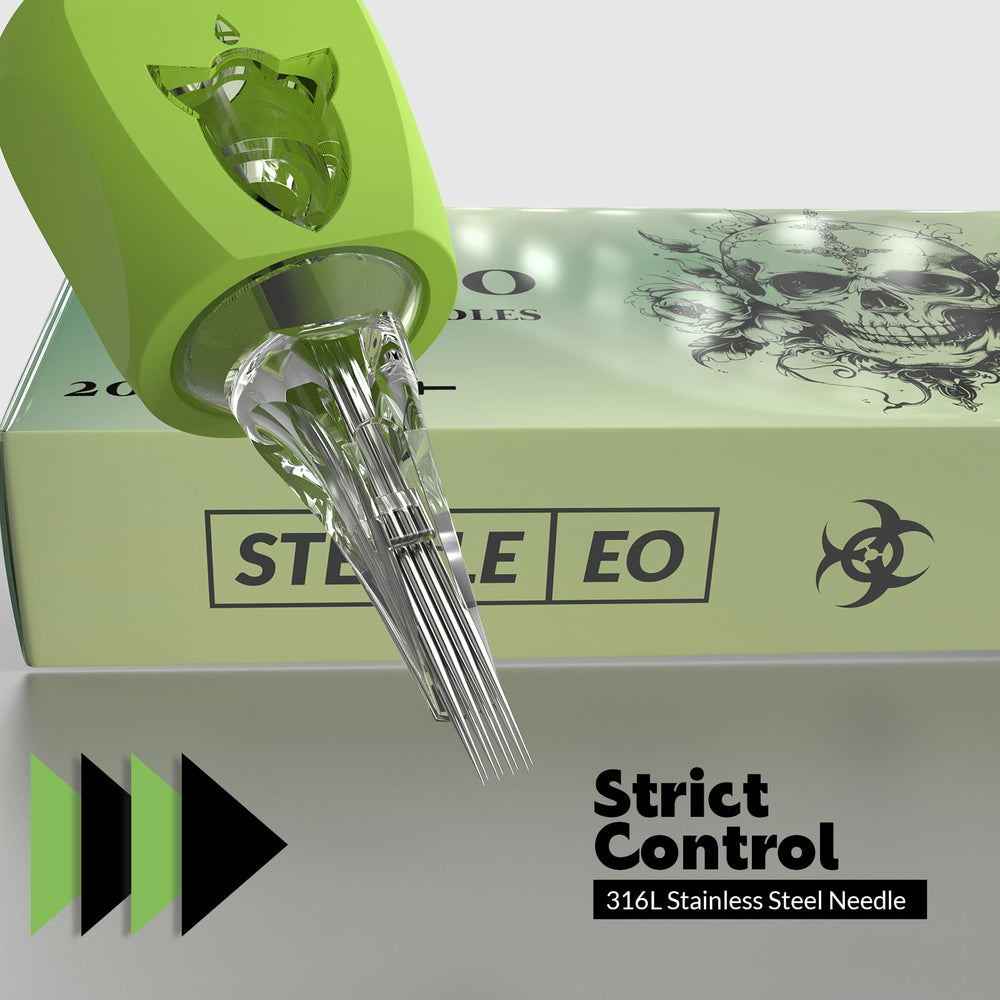 Wormhole Tattoo 17RM needle cartridge designed for steady session control.