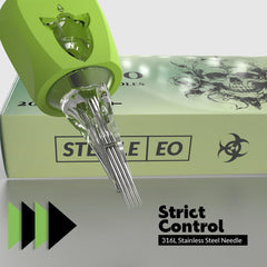 Wormhole Tattoo 17RM needle cartridge designed for steady session control.