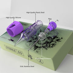 Wormhole Tattoo compatible with standard tattoo guns for lining and shading.