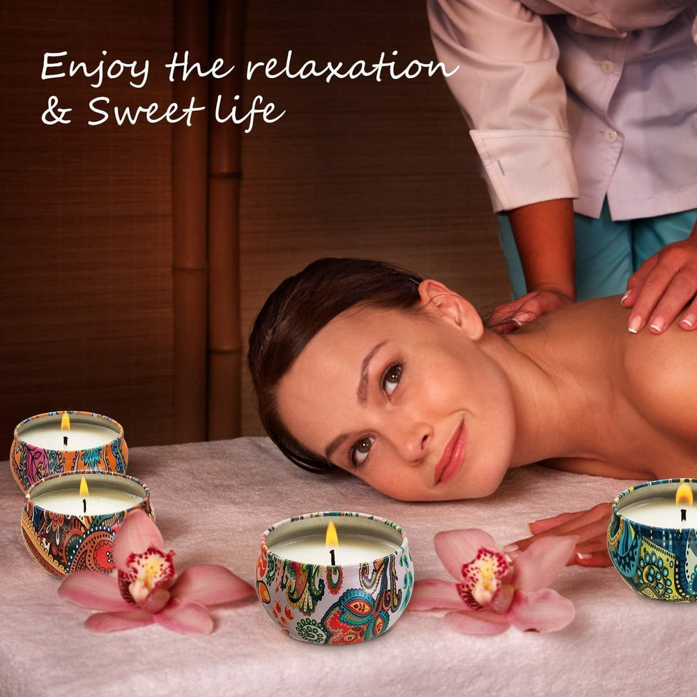 Candles from WPONSZU gift set arranged in elegant packaging