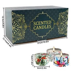 Lavender fragrance candle in WPONSZU travel tin jar