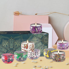 2.5 oz travel tin candle burns 15-20 hours