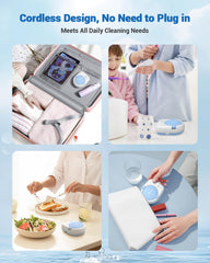 Compact travel-friendly packaging and usage