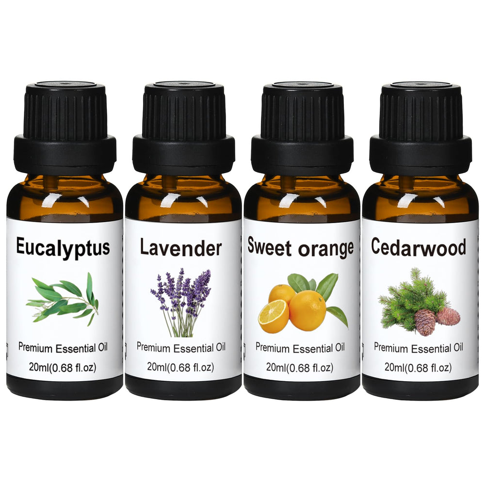 Wtrcsv essential oils set eucalyptus bottle for diffusers and aromatherapy.