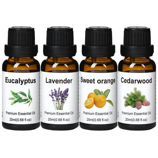 Wtrcsv essential oils set eucalyptus bottle for diffusers and aromatherapy.