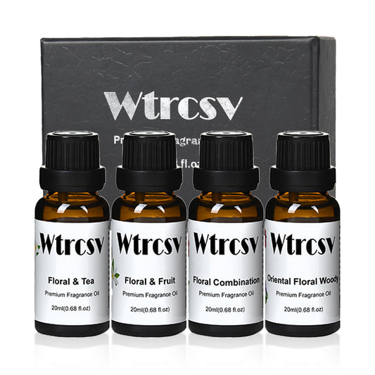 Wtrcsv Hotel Fragrance Oils gift set packaging, an elegant box ready for gifting