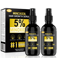 Wulumer hair growth serum bottle 120ml promotes thicker hair.