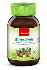 Front view of Dr. Jentschura WurzelKraft 300g packaging