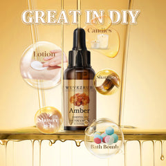 DIY fragrance crafting with amber essential oil