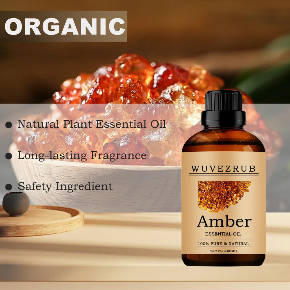 Amber essential oil added to skincare routine (toner, serum, or cream)