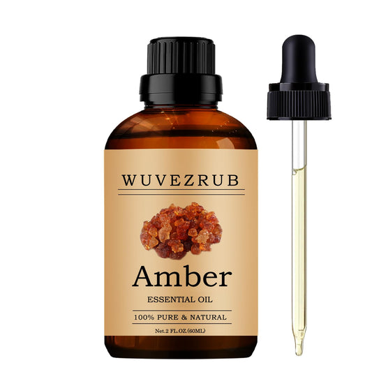 Wuvezrub Amber Essential Oil bottle 60ml - front view
