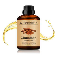 Wuvezrub Cinnamon Essential Oil 240ml bottle with dropper