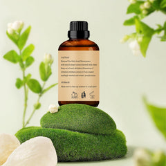 Safety and storage label on Wuvezrub Cinnamon Essential Oil bottle