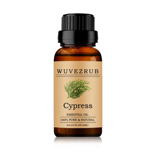Wuvezrub Cypress Essential Oil bottle 0.33 fl oz (10 mL)
