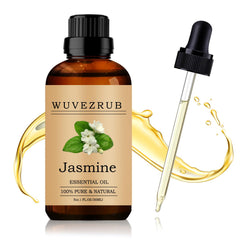 Wuvezrub Jasmine Essential Oil 30ml bottle with dropper