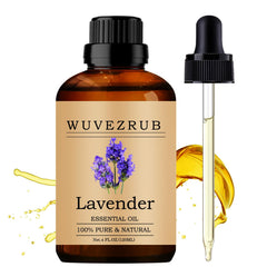 Wuvezrub Lavender Essential Oil 120ml bottle with label