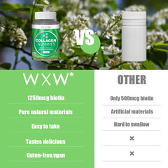 Close-up of vanilla-flavored collagen gummies