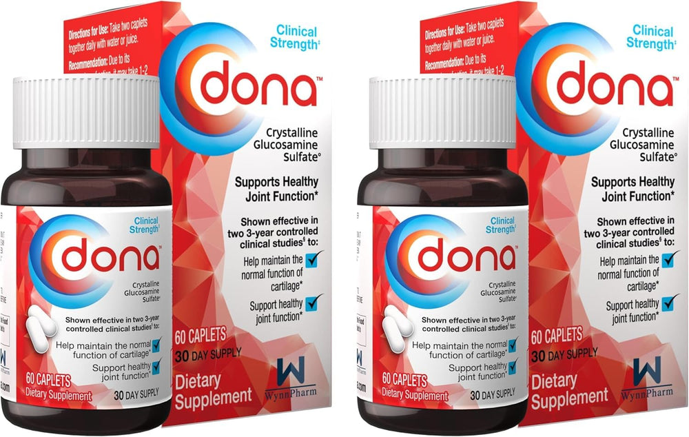 WynnPharm Dona Glucosamine Sulfate 750 mg bottle, 60-count, 2-pack