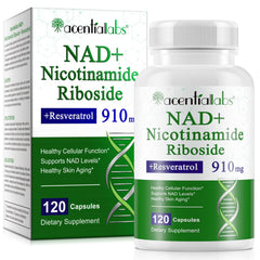 Xaarty NAD supplement bottle with 910mg liposomal NAD