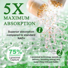 Xaarty NAD supplement packaging and bottle on a surface