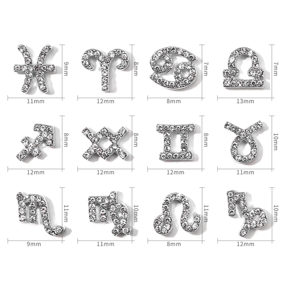 XEAOHESY 3D zodiac signs on nails add stylish, eye-catching detail.