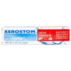 Two Xerostom gel tubes with application view